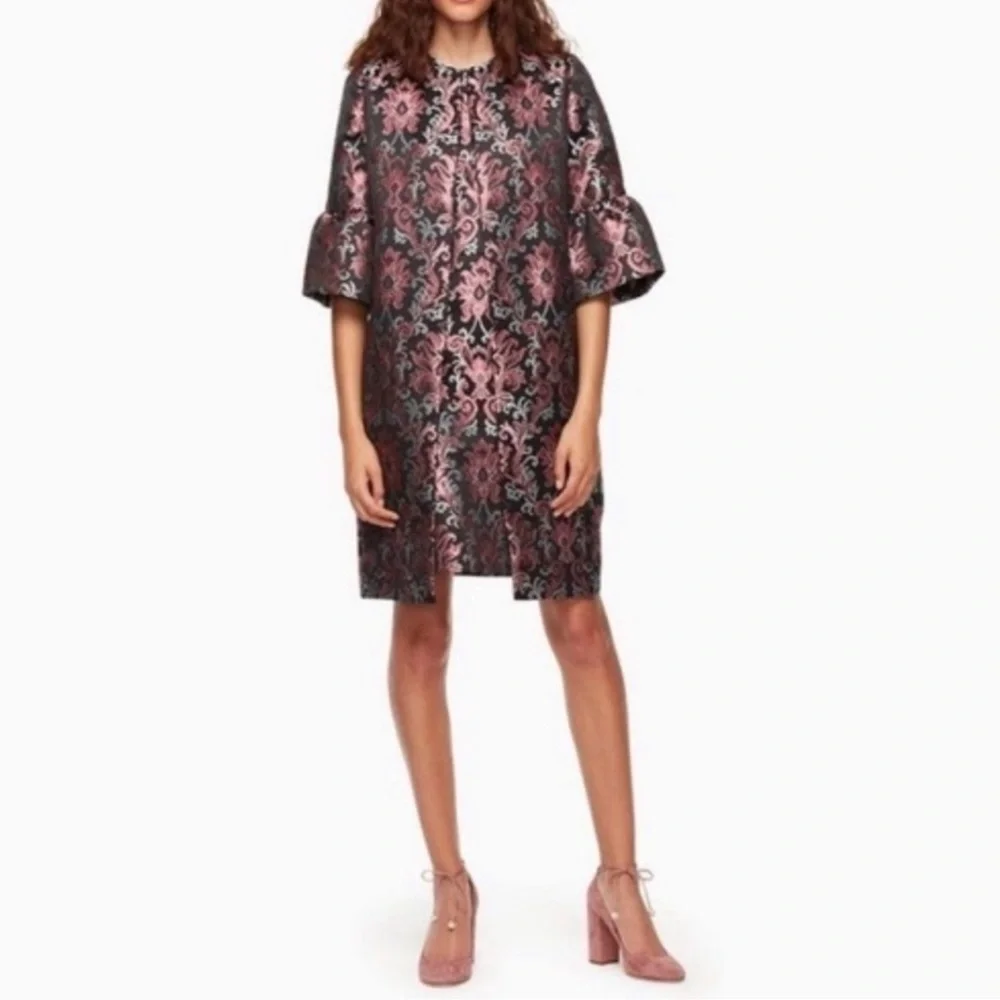 Kate Spade Tapestry Jacquard Jacket Coat Size 10 NEW with Tag